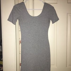 Grey Bodycon Dress